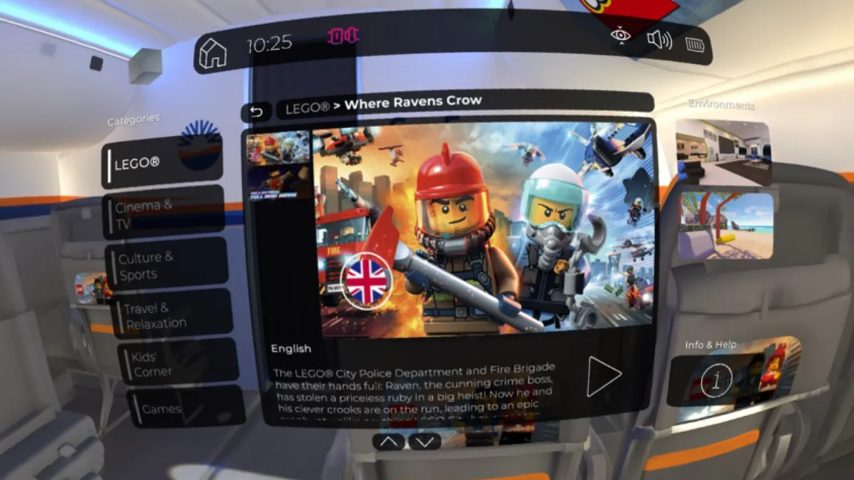 Virtual-Reality IFE Platform