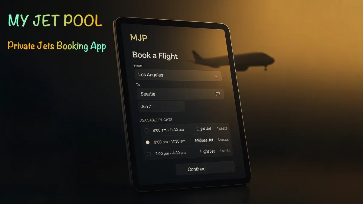My Jet Pool — Private jet Uber