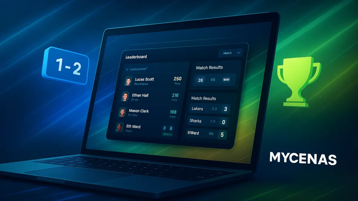 Mycenas — Competetion Manager App Logo