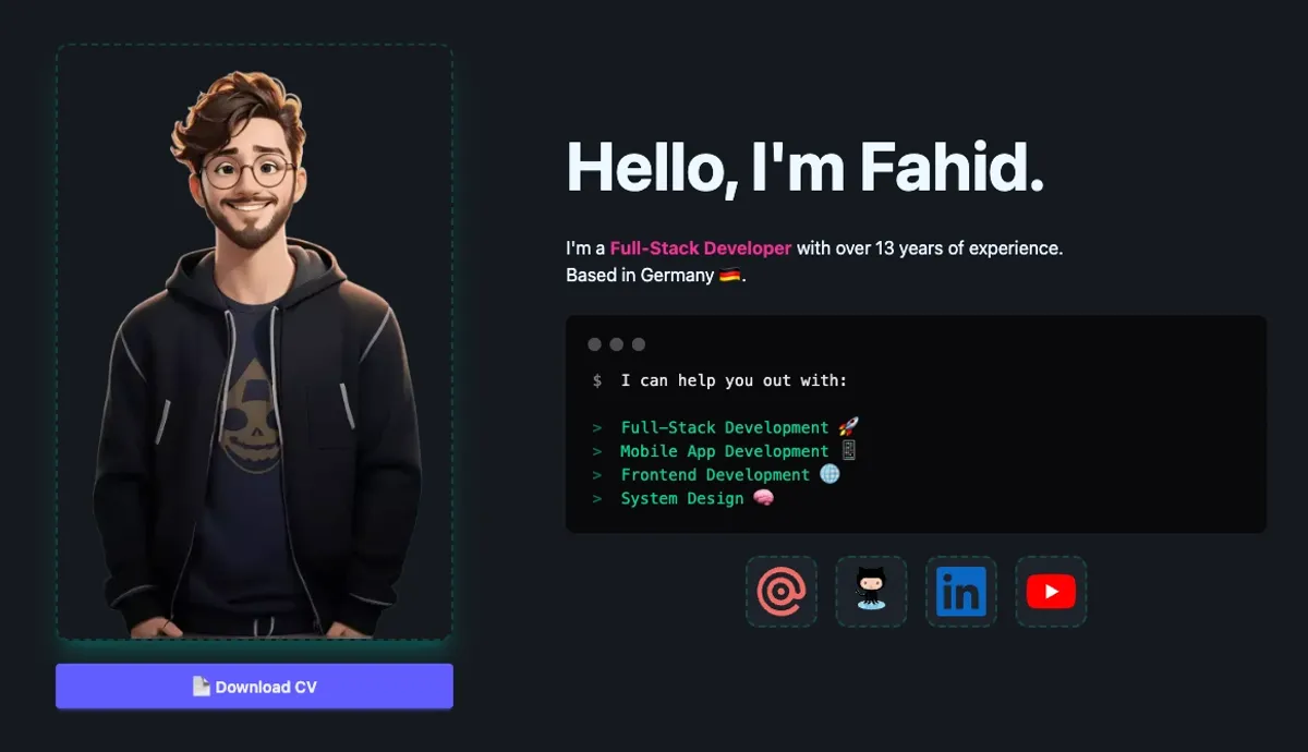 Fahid Nasir Personal Portfolio